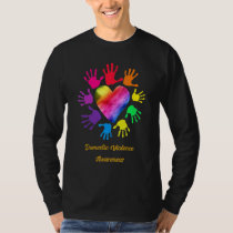Domestic Violence Awareness Hands Domestic Violenc T-Shirt