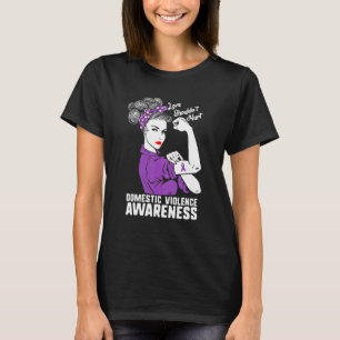 Domestic Violence Awareness Love Shouldn't Hurt Pu T-Shirt