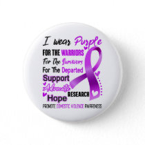 Domestic Violence Awareness Month Ribbon Gifts Button