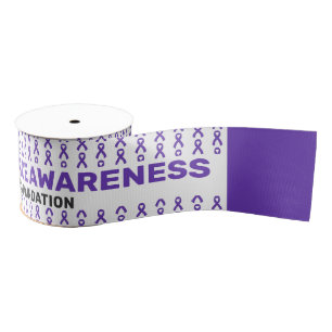 Domestic Violence Awareness Pattern Ribbon