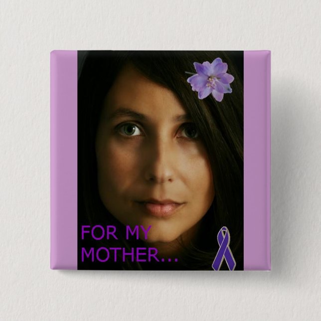 DOMESTIC VIOLENCE AWARENESS PINBACK BUTTON (Front)