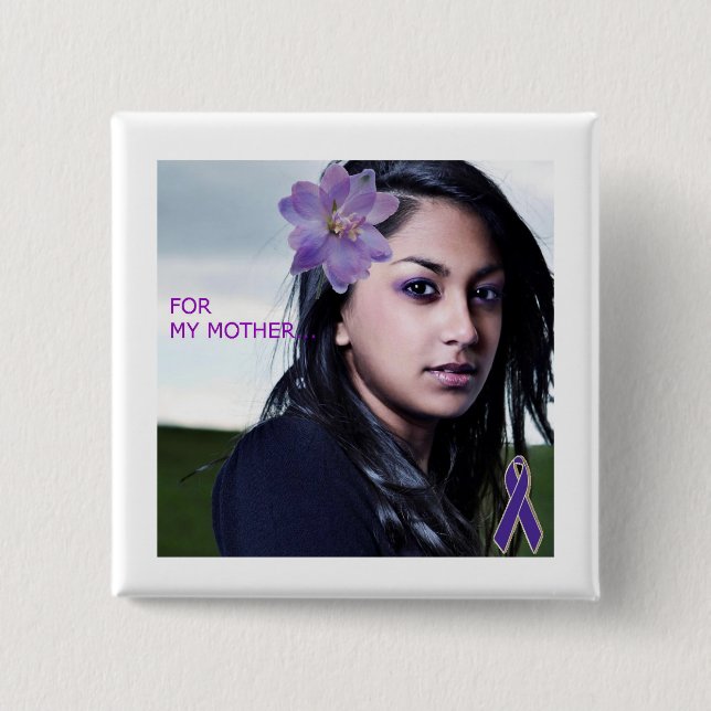 DOMESTIC VIOLENCE AWARENESS PINBACK BUTTON (Front)