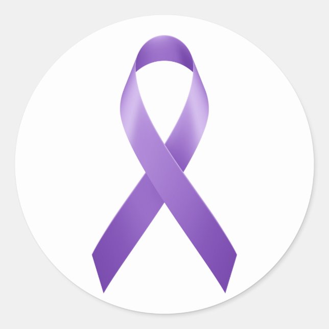 Domestic Violence Awareness Ribbon Sticker (Front)