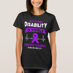 Domestic Violence Awareness Ribbon Support Gifts T-Shirt