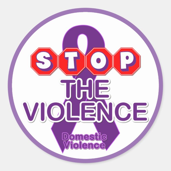 Domestic Violence Awareness Sticker 8443