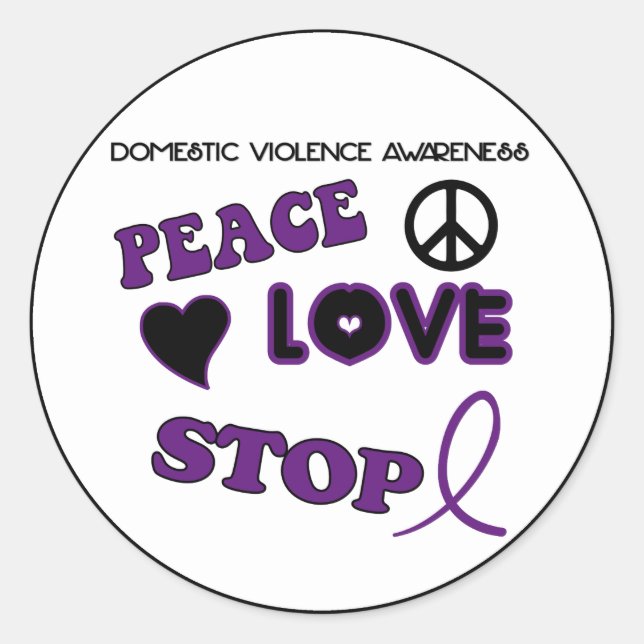 Domestic Violence Awareness Sticker (Front)