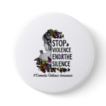 Domestic Violence Awareness Stop Violence End S Button