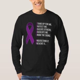 Domestic Violence Awareness Survivor  Speak Up T-Shirt