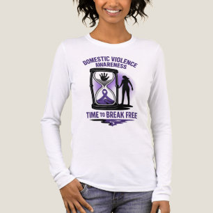Domestic Violence Awareness – Time to Break Free Tri-Blend Shirt