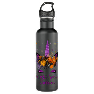 Domestic Violence Awareness Unicorn Toddler Purple Stainless Steel Water Bottle