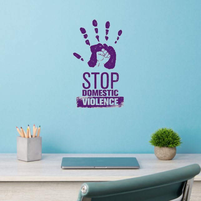 Domestic Violence Awareness  Wall Decal (Home Office 2)