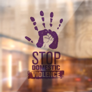 Domestic Violence Awareness Window Cling