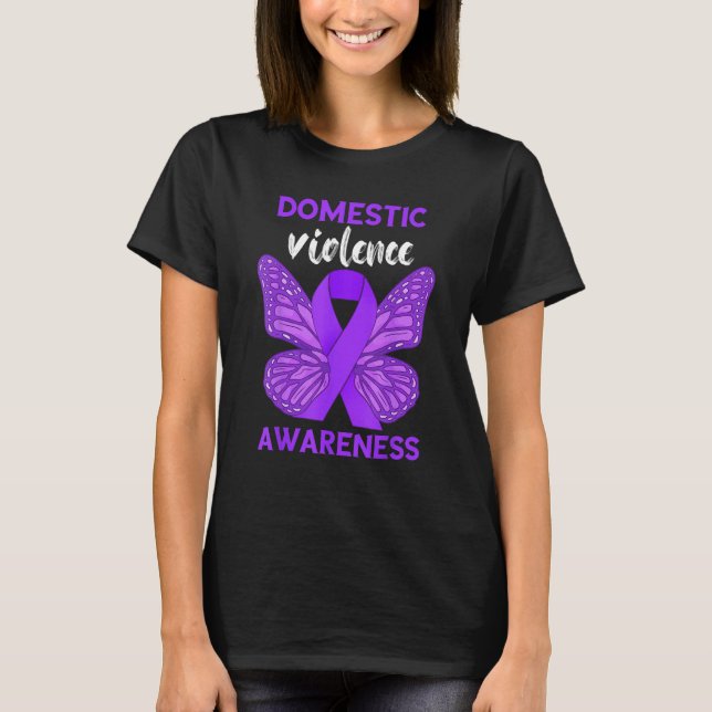 Domestic Violence Awareness World Narcissistic Abu T-Shirt (Front)
