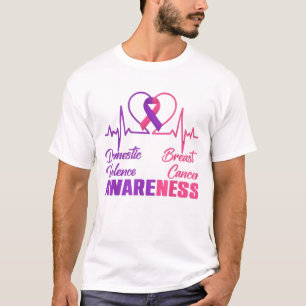 Domestic Violence & Breast Cancer Awareness Month T-Shirt