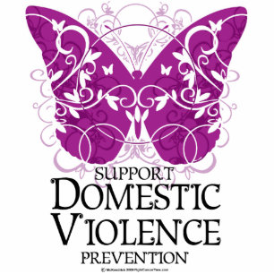 Domestic Violence Butterfly Cutout