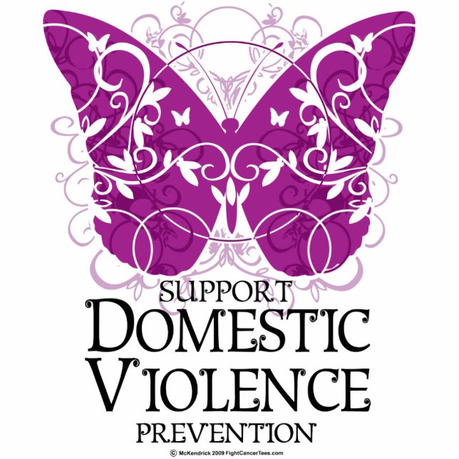 Domestic Violence Butterfly Cutout (Front)