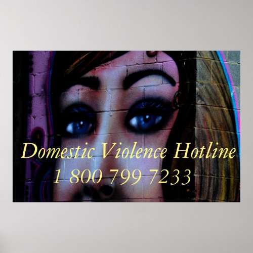 Domestic Violence Hotline poster