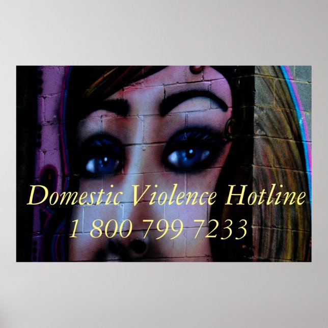 Domestic Violence Hotline poster (Front)