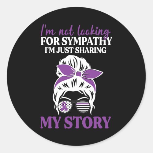 Domestic Violence Survivors Domestic Abuse Awarene Classic Round Sticker