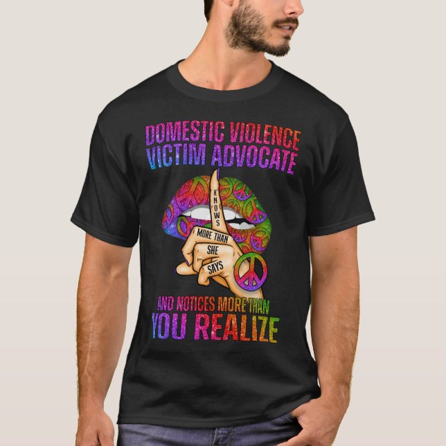 Domestic Violence Victim Advocate Knows More Than  T-Shirt (Front)