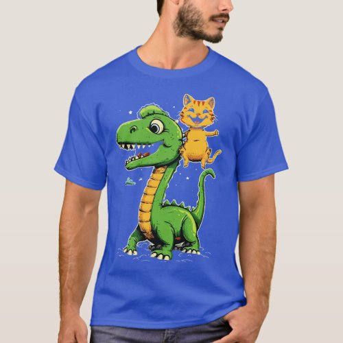 Domesticated Dino Cats T_Shirt