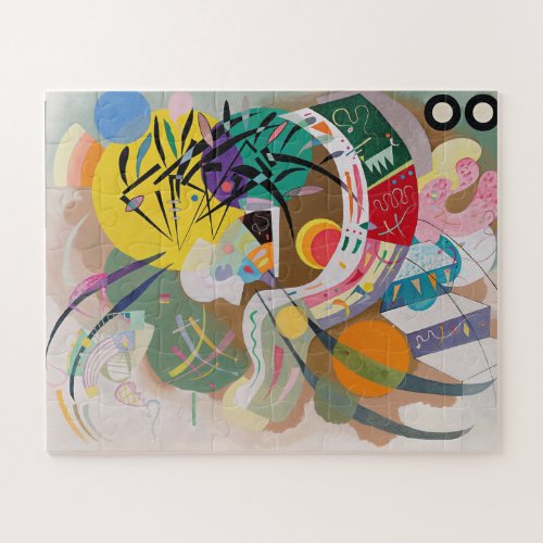 Dominant Curve by Wassily Kandinsky Jigsaw Puzzle