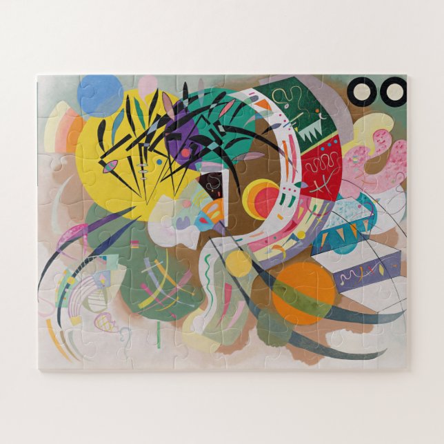 Dominant Curve by Wassily Kandinsky Jigsaw Puzzle (Horizontal)