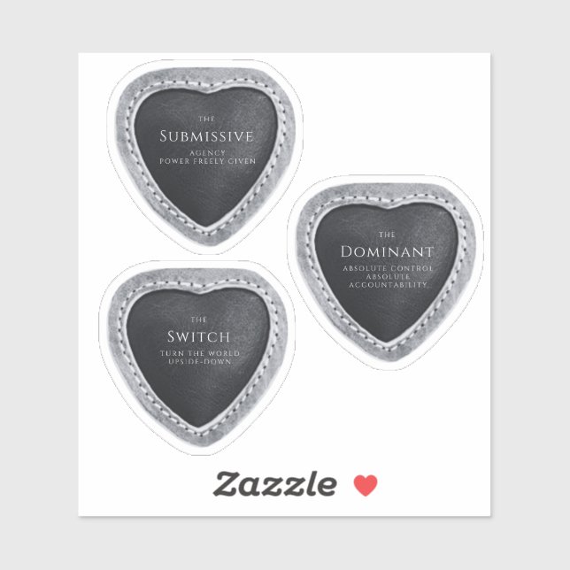 Dominant/Submissive/Switch Sticker (Sheet)