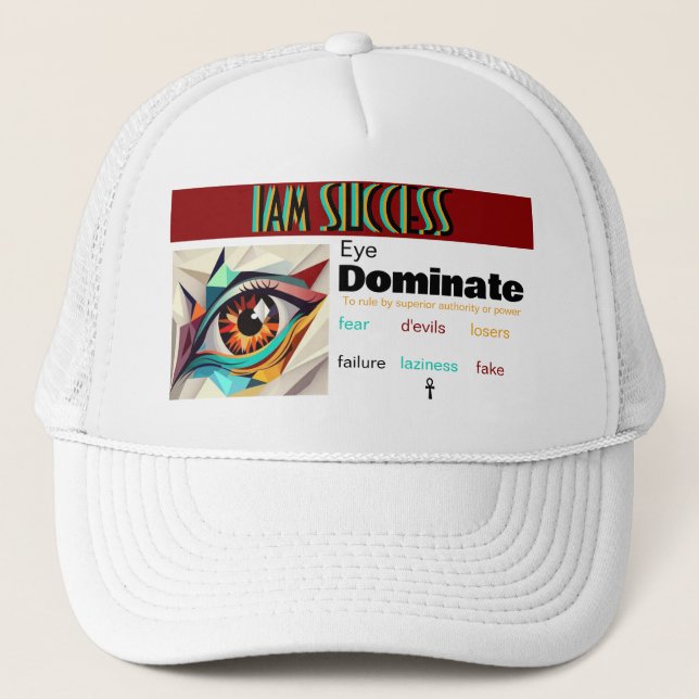 DOMINATE TRUCKER HAT (Front)