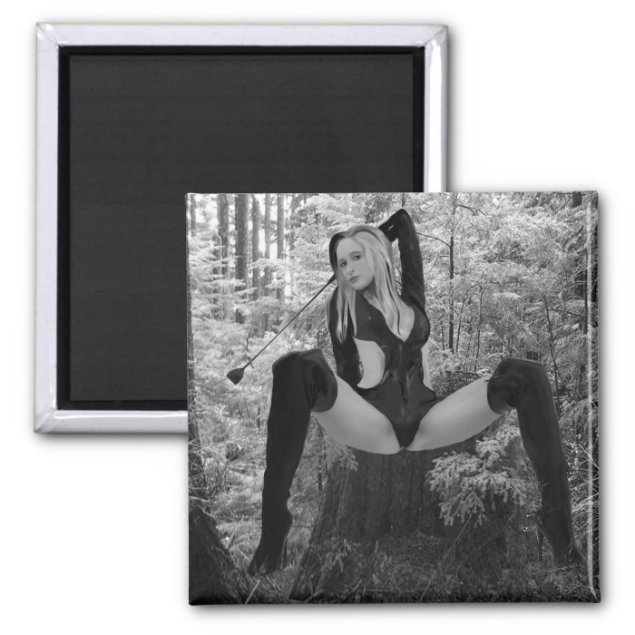 Dominatrix in The Woods Magnet