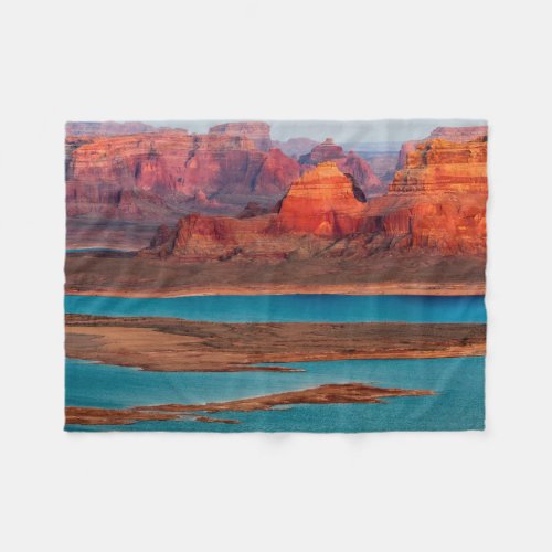 Dominguez Butte  Lake Powell Utah Fleece Blanket