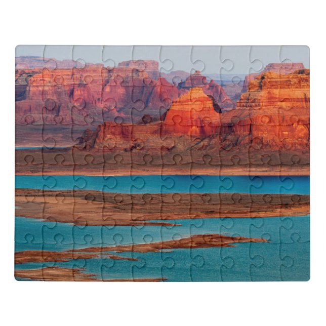 Dominguez Butte & Lake Powell, Utah Jigsaw Puzzle (Puzzle Horizontal)