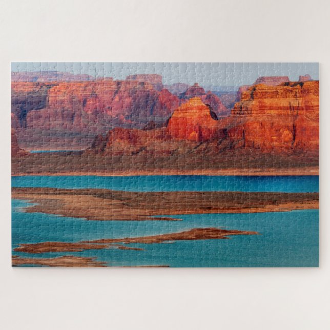 Dominguez Butte & Lake Powell, Utah Jigsaw Puzzle (Horizontal)