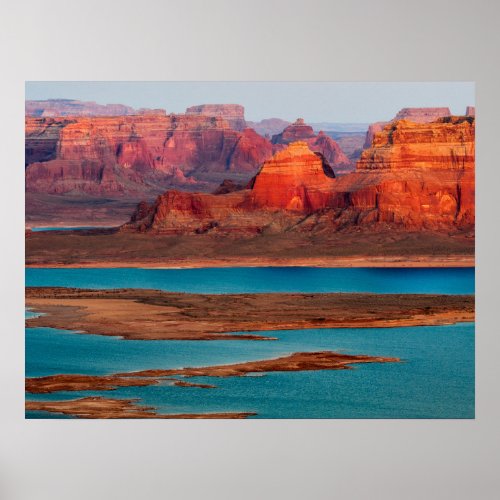 Dominguez Butte  Lake Powell Utah Poster