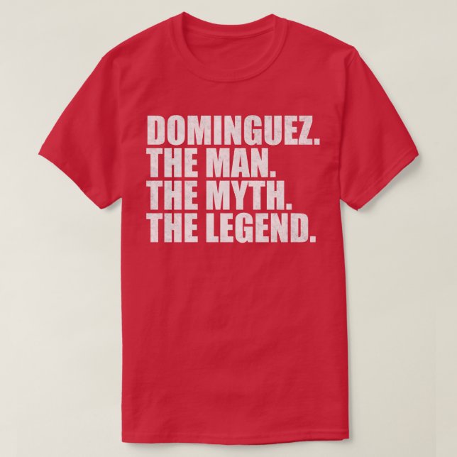 DominguezDominguez Family name Dominguez last Name T-Shirt (Design Front)
