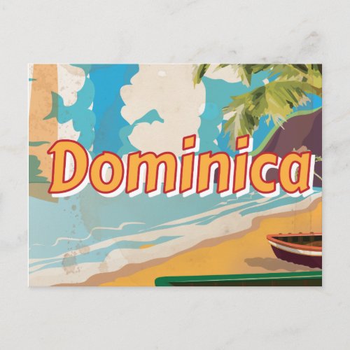 Dominica Beach vacation Poster Postcard