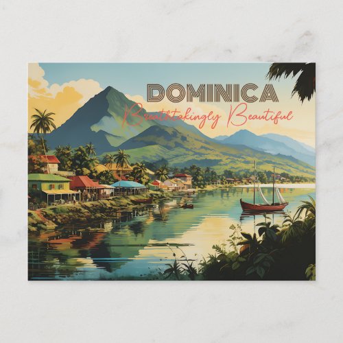 DOMINICA Breathtakingly Beautiful POSTCARD