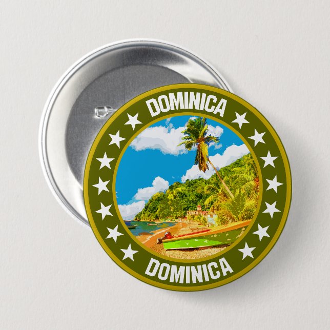 Dominica                                           button (Front & Back)