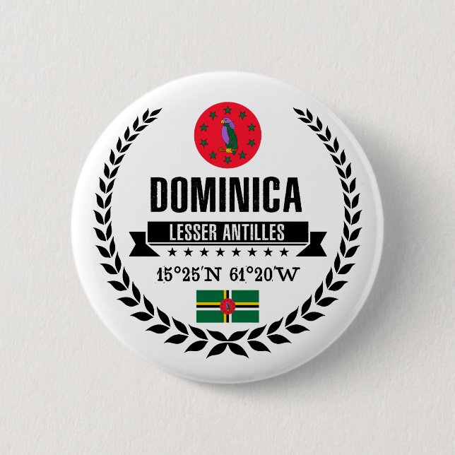 Dominica Button (Front)