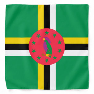 Dominica flag bandana