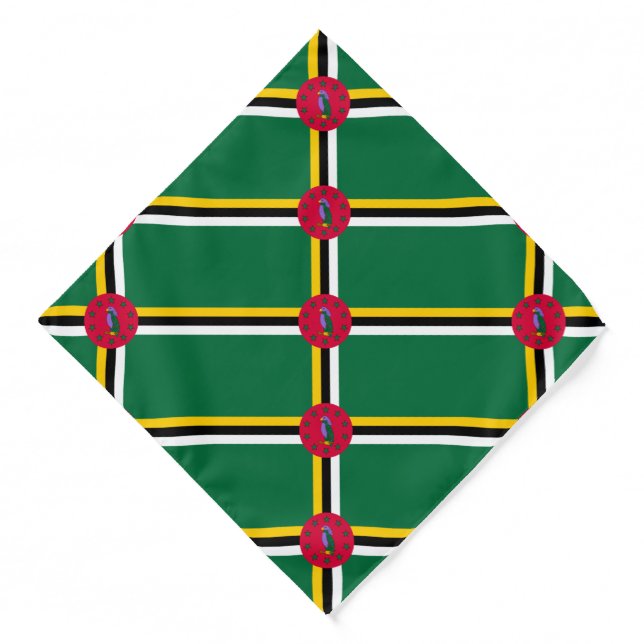 Dominica Flag Bandana (Front)
