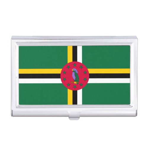 Dominica Flag Business Card Case