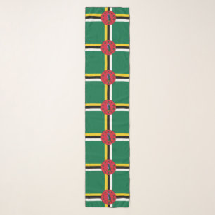 Dominica flag Chiffon Scarf