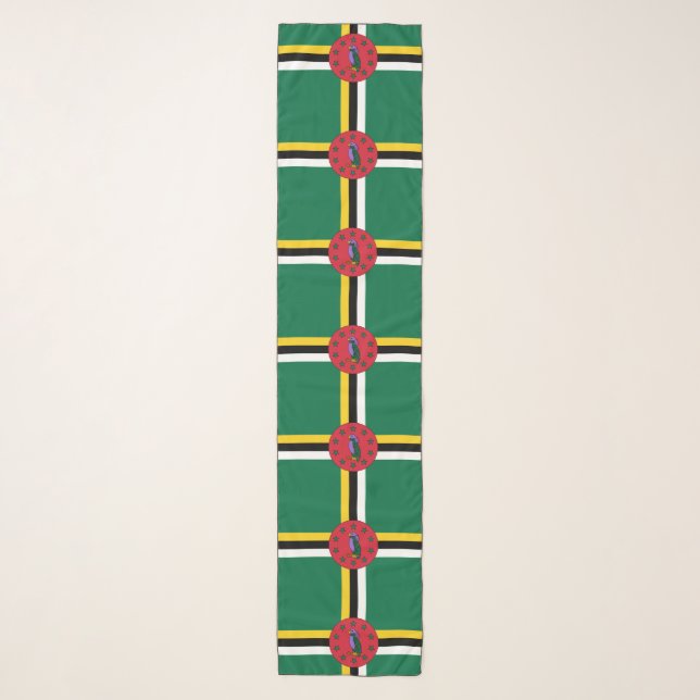 Dominica flag Chiffon Scarf (Front)