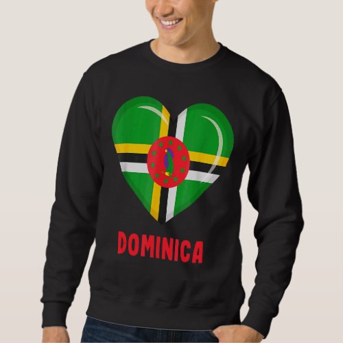 Dominica Flag  Dominican Sweatshirt