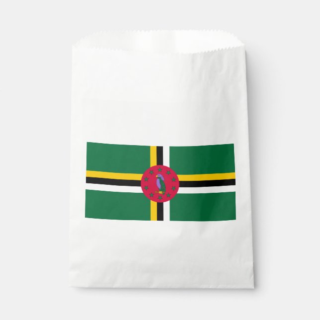 Dominica Flag Favor Bag (Front)