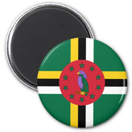 Dominica Flag Magnet