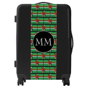 DOMINICA Flag Monogram Luggage