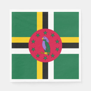 Dominica Flag Napkins