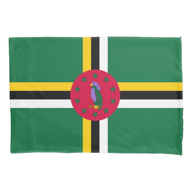 Dominica Flag Pillow Case (Front)